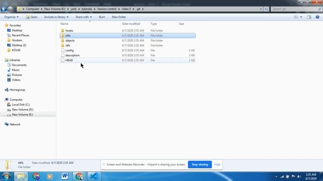 Creating your first git repository | Introduction to git | Software development basics смотреть онлайн
