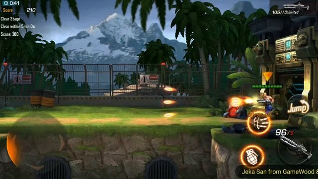 Level 1-1. First Sight Of Archipelago. Прохождение игры Contra Returns на Android смотреть онлайн