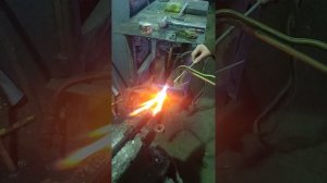 Сварка Латунью и бурой трубки металлической.