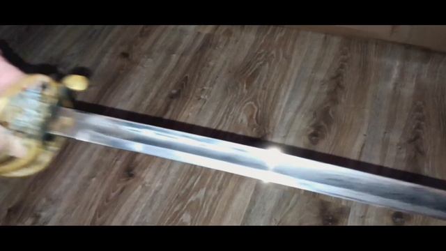 Offiziers Degen Großbritannien, Monogramm Queen Victoria - UNBOXING Офицерская шпага Великобритани смотреть онлайн