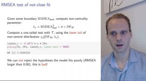 SEM 1 - Fit measures