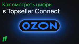 Как смотреть цифры в Topseller Connect по Ozon