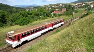 ESK086124 Passenger train Slovakia osobne vlaky Slovensko Triebzüge Slowakei ZSSK 813 поезд Словаки