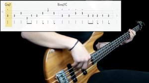 Don Ellis - Whiplash (Bass Only) (Play Along Tabs In Video)