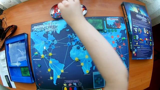 Лэтсплей настольной игры "Пандемия" часть 2.