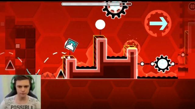 ТИТАН ПРОХОДИТ BLAST PROCESSING В GEOMETRY DASH.Ага [1] смотреть онлайн