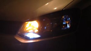 Установка фар от VW Polo Hatchback на VW Polo Sedan