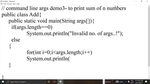 Java#6 | Command line arguments in Java - Practical Demo3 | by Prakash Gangumalla