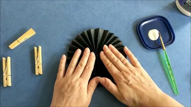 Кот из бумаги | Легкая поделка на Хэллоуин | Easy Halloween Craft | Accordion paper cat