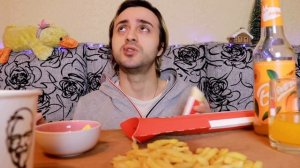 отвечаю на вопросы | Мукбанг KFC | Mukbang не асмр