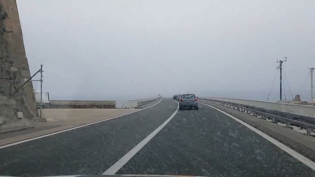 Bura na Krčkom mostu 26.2.2018. смотреть онлайн