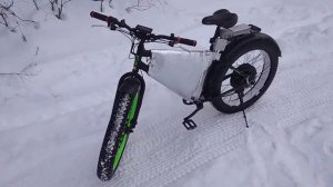 Электрофэтбайк  2000 ватт в горку не заедет... минус прямого привода электрофэтбайка...