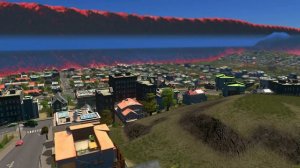 Red Mega Tsunami VS. San Francisco | Cities Skylines Tsunami #107