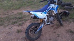 Самый доступный питбайк ATAKI START YX125 17/14 CRF 2020 г Спустя 3 месяца эксплуатации