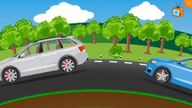 Учим цвета. Мультик с машинками смотреть онлайн