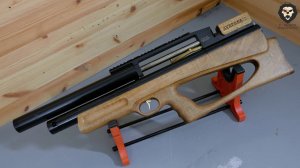 Пневматическая винтовка Дубрава Лесник BullPup 6.35 мм V4 (450 мм, Орех) видео обзор 4k