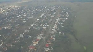 Вид на город Петровск (Саратовская обл.) с высоты птичьего полета( день города 2013)