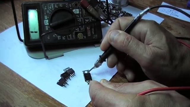 Как проверить MOSFET,определить N-канальный и P-канальный транзистор. смотреть онлайн