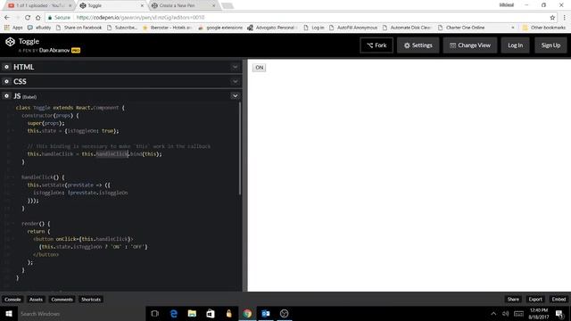 MagJS - React Toggle Button Component смотреть онлайн