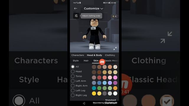 Как сделать Чёрный тон кожи В roblox смотреть онлайн