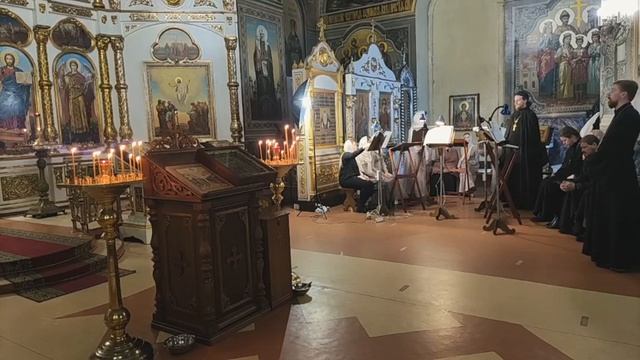 Всенощное бдение - камерный хор Сызранской епархии AVES - 12 марта 2021 г. смотреть онлайн