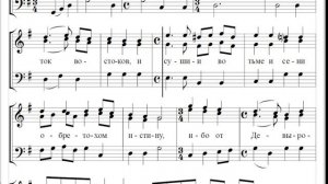 🎼 Светилен Рождеству Христову, Шевцов (альт). Посетил нас с высоты Спаситель наш, прежде...