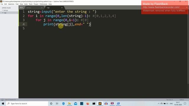 python pattern 8 string pattern