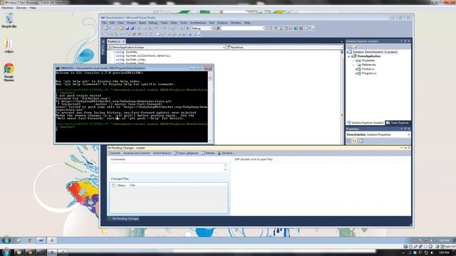 Git Conflict Resolution in Visual Studio 2010 смотреть онлайн