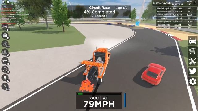 RACING $60,000,000 SUPER FAST TRUCK in ROBLOX! (Vehicle Legends) смотреть онлайн