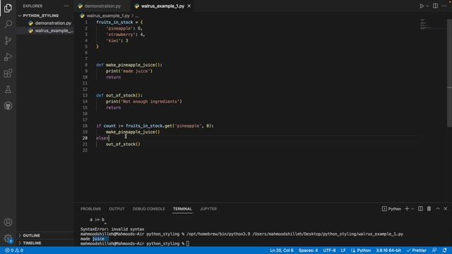 How to Use the Walrus Operator in Python to Improve Your Code | Python Tips For Beginners