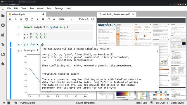 Intro to Matplotlib I – смотреть онлайн видео от Учитель Python в ...