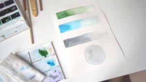 АКВАРЕЛЬ для начинающих. Урок по акварели цветов.