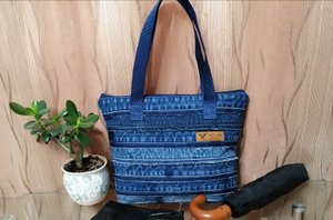 Сумка из старых джинсов #18.