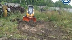 мини погрузчик MUSTANG США с отвалом