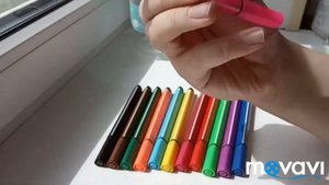 Обзор фломастеров из Фикс Прайс за 99рублей.