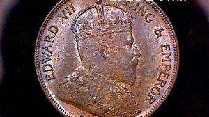 монета колонии Британский Гондурас 1 цент 1904