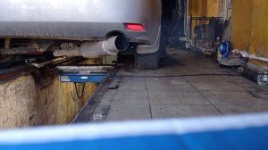 Subaru Impreza GH ez30, выхлоп