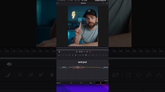 STICK TEXT to a MOVING Object in 30 Seconds in DaVinci Resolve 18