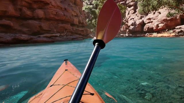 Kayak VR: Mirage - kayaking down Kings Canyon Australia, then briefly in Costa Rica and Antarctica смотреть онлайн