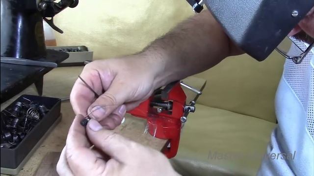 Как намотаь и установить пружину живой нити. Видео № 174. смотреть онлайн