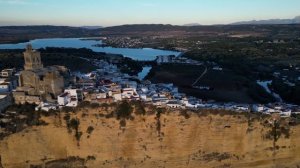 Breathtaking Aerial View Arcos de la Frontera Spain