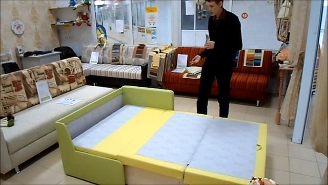 Диван для кухни со спальным местом. Глубина от 65см. смотреть онлайн