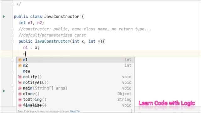 Constructor in java  || Default and parameterized constructors, What is constructor? || #Constructo
