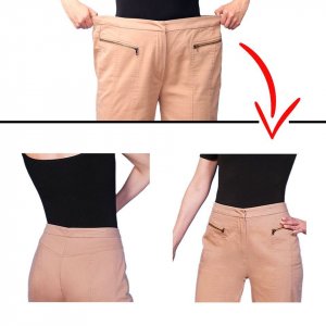 Отличная идея - как уменьшить размер брюк в талии и сзади