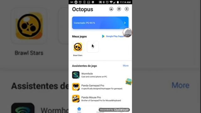 Como jogar brawl stars Minecraft ou free fire no gamepad