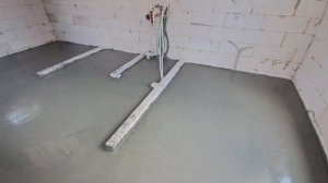 СТЯЖКА ПОЛА В БАНЕ И В ГАРАЖЕ. РАСТВОР М200 И БЕТОН М200