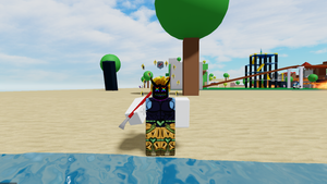 Играю в Roblox в боевые воины (часть 2)