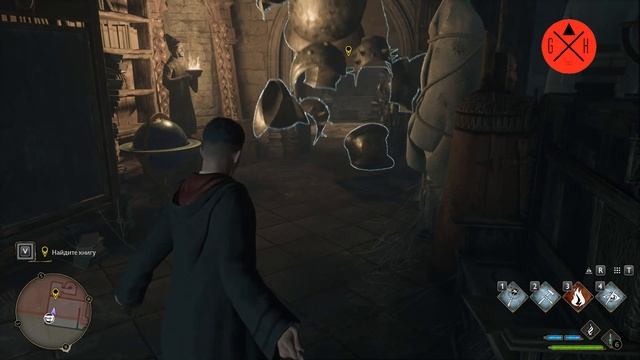 Hogwarts Legacy - полное прохождение миссии "Секреты запретной секции" в игре