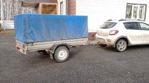 прицеп МЗСА после 15 лет эксплуатации, обзор дешёвый прицеп. Прицеп обошёлся мне в 3000 рублей, шок