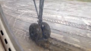 Взлёт Ан-24 из а/п Бодайбо Сентябрь 2015 Take-Off from a/p Bodajbo